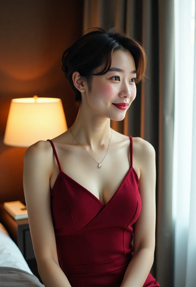 夜晚街头的双人散步与电影氛围